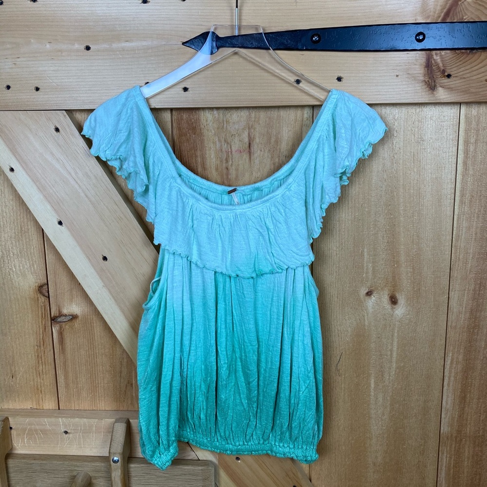 free people | cora lee tee green - Picture 3 of 4